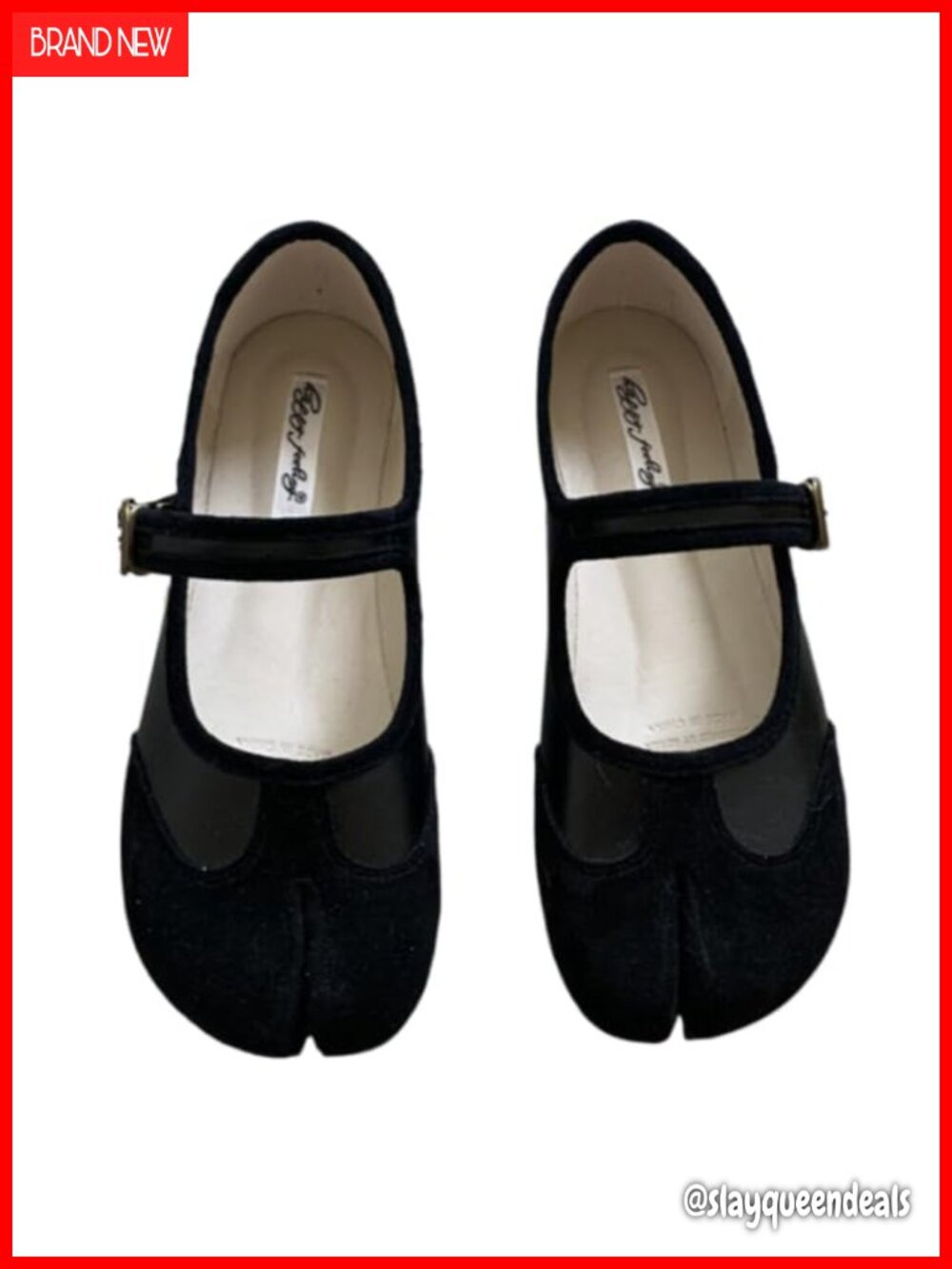 Tabi Mary Janes Split Toe Ballet Flats Orthopedic Comfortable Lightweight